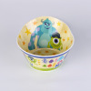 The new martial amine cartoon -shaped bowl -proof printing printed children's tableware Mei Dia Creative Babies Diet Bowl imitation porcelain