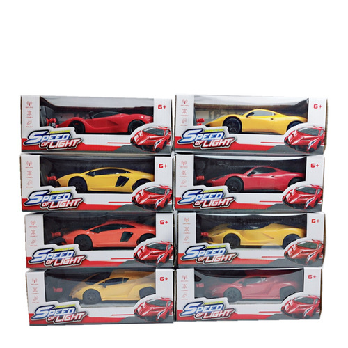 Cross-border remote control sports car 2-channel remote control children's 4-channel remote control car racing drift car model electric toy car