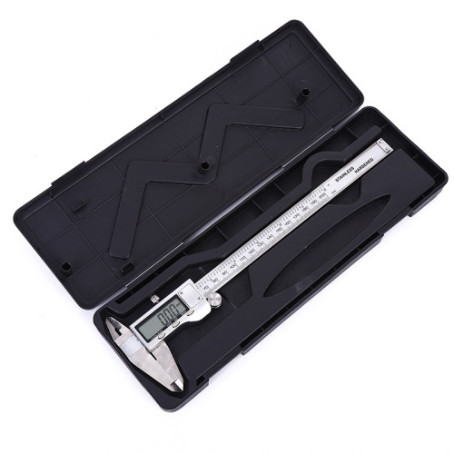 Cross-border full metal stainless steel digital vernier caliper, full silver stainless steel digital caliper, vernier caliper