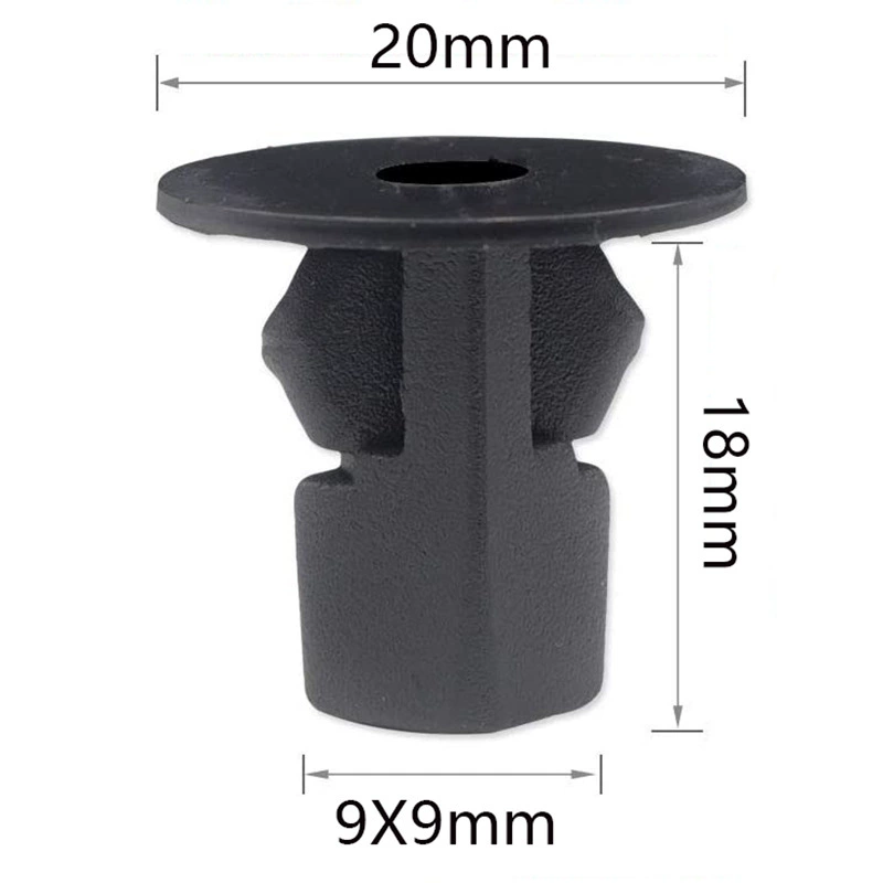 Завод по производству автозапчастей поставляет автомобильную пуговицу листовой лист пластиковый заклепка нейлон кард дверной гвоздь K55