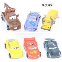6款汽车动员 麦昆路霸车仔玩偶模型微景观蛋糕车载装饰摆件
