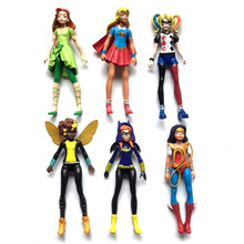 6款女超人摆件Supergirl神奇女侠女蝙蝠小丑女 超级女英雄手办