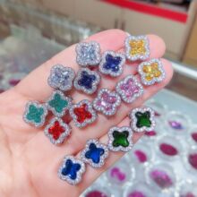 S925���y��ᘶ��AAA�ʯˮ���Ƕ����Sֱ�N�W������Ʒ�|���