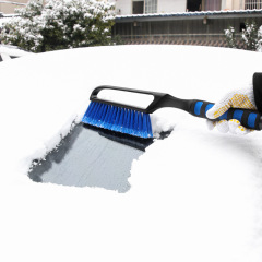 Car snow brush with cotton handle, long handle, winter snow shovel, ice shovel, multifunctional ice and snow shovel, car snow shovel