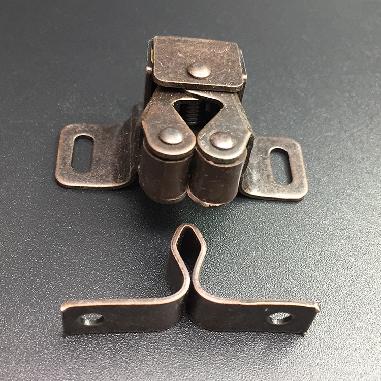 东莞红苹果五金厂家直销高脚门夹扣 门碰 门扣 家具五金配件