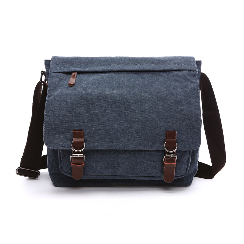 Men's and women's Single Shoulder Messenger Bag NEW versatile canvas bag practical business computer bag Korean fashion street fashion bag