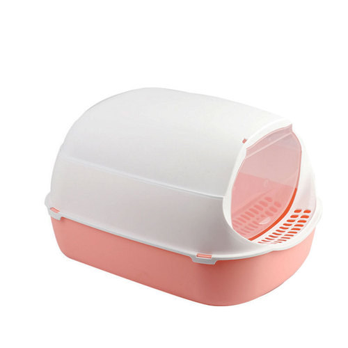 Large fully enclosed cat litter box removable large space cat litter box anti-bring out anti-odor sand leakage cat toilet supplies