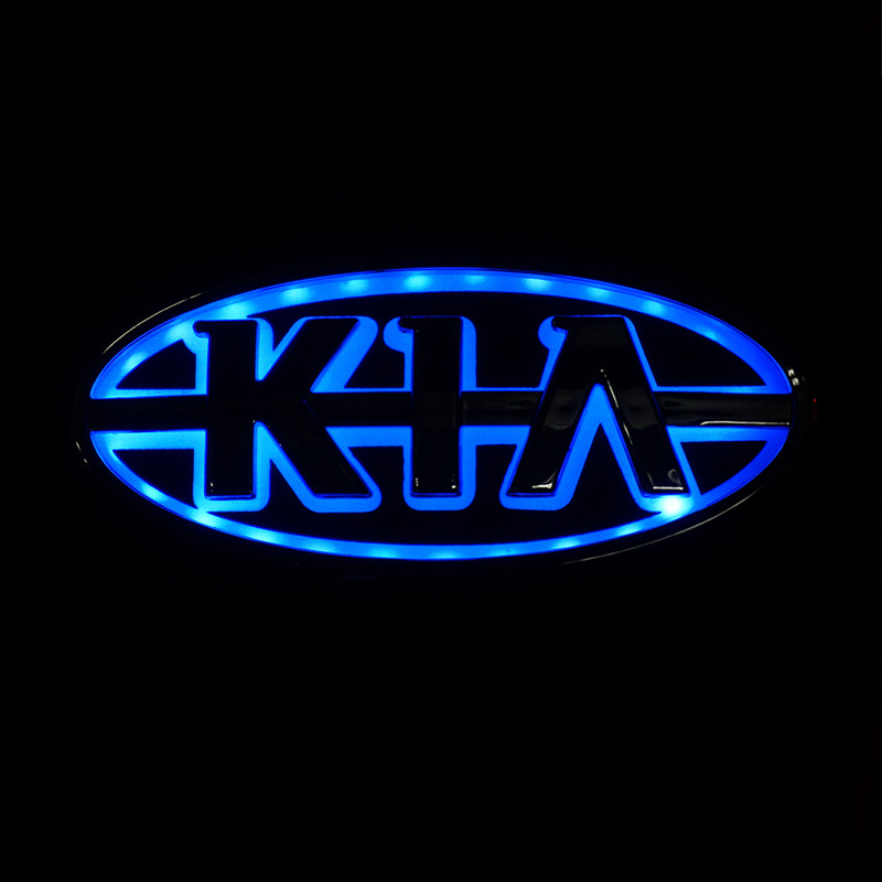 Aplicable a Kia K5 celatu Soranto Seoul Fredi 5D luz del logotipo del coche luz de la cola luz modificada luz LED