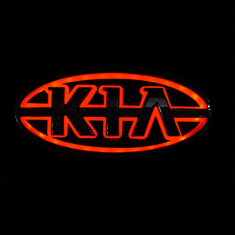 Aplicable a Kia K5 celatu Soranto Seoul Fredi 5D luz del logotipo del coche luz de la cola luz modificada luz LED