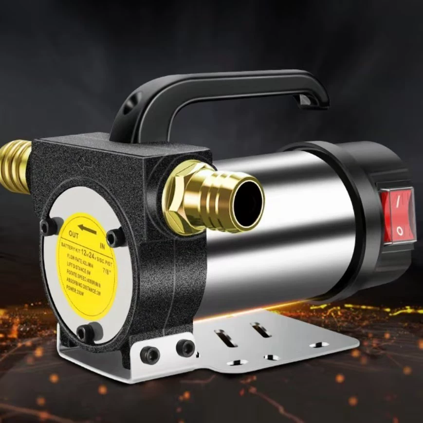 Новый бытовой малогабаритный электрический масляный насос 220В универсальный дизельный насос высокой мощности самовсасывающий топливный насос оптом от производителя
