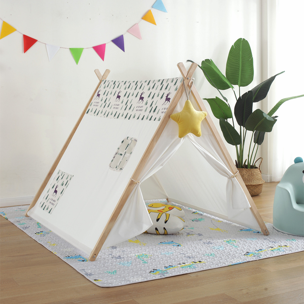 신선한 사슴 삼각형 텐트