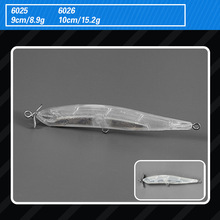 厂家渔具批发本体假饵米诺鱼饵本体路亚饵未上漆胚体硬饵本体