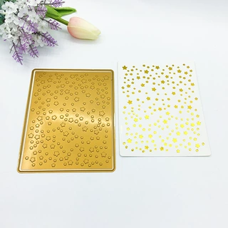 scrapbooking DIY切割刀模碳钢刀模压花刀模模板烫金版满天星背景