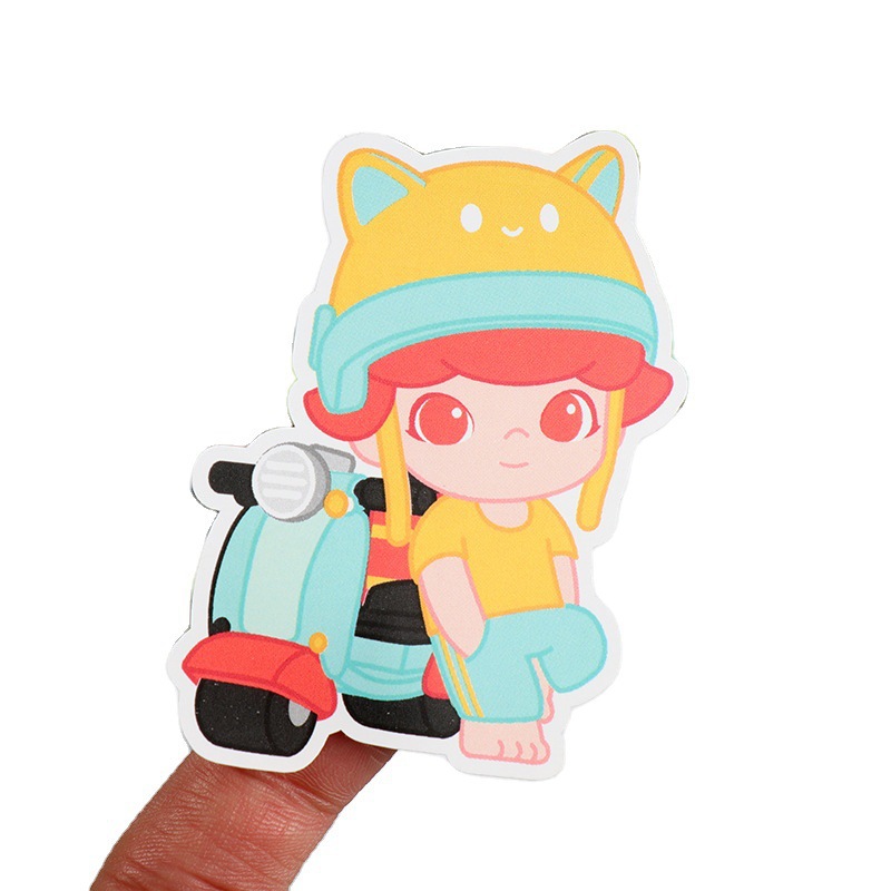 Source Manufacturer Customized Transparent Self-Adhesive Stickers Pvc Animation Stickers Customized Colorful Printed Coated Paper Labels