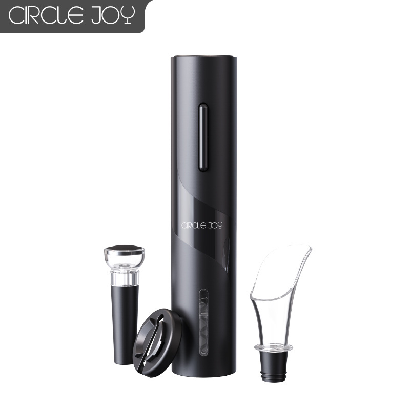 Celebridad de Internet recomendar el mismo estilo Mijia Circle alegría yuole abridor de botellas de vino eléctrico 4-En-1 Juego de vino traje