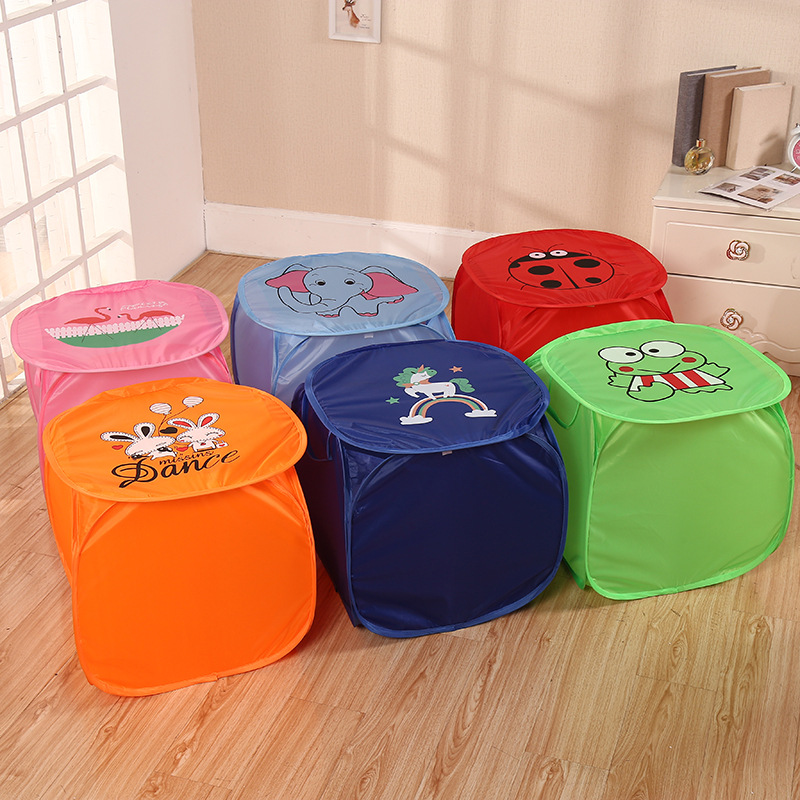 Cartoon laundry basket