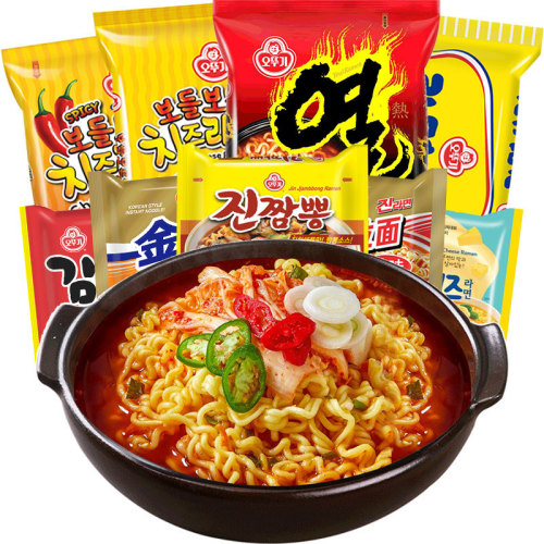 Korean imported tumbler spicy golden ramen cheese cheese ramen instant instant noodles Korean ramen instant noodles