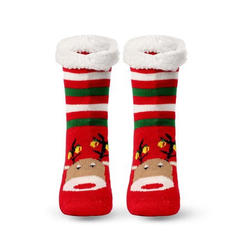 Cross-border autumn and winter new Christmas socks home slippers socks dispensing anti-slip floor socks Amazon cartoon sleep socks