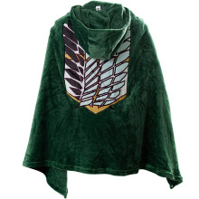 欧美薄款披肩斗篷绿色表演服装厂家生产货源不倒绒批发供应 代发