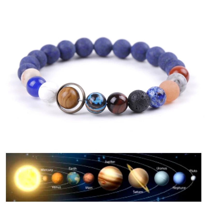2020 Universe Galaxy Milky Way Eight Planets Bracelet Couple Bracelet Star Bracelet Frosted Green Gold 2020 Universe Galaxy Milky Way Eight Planets Bracelet Couple Bracelet Star Bracelet Frosted Green Gold