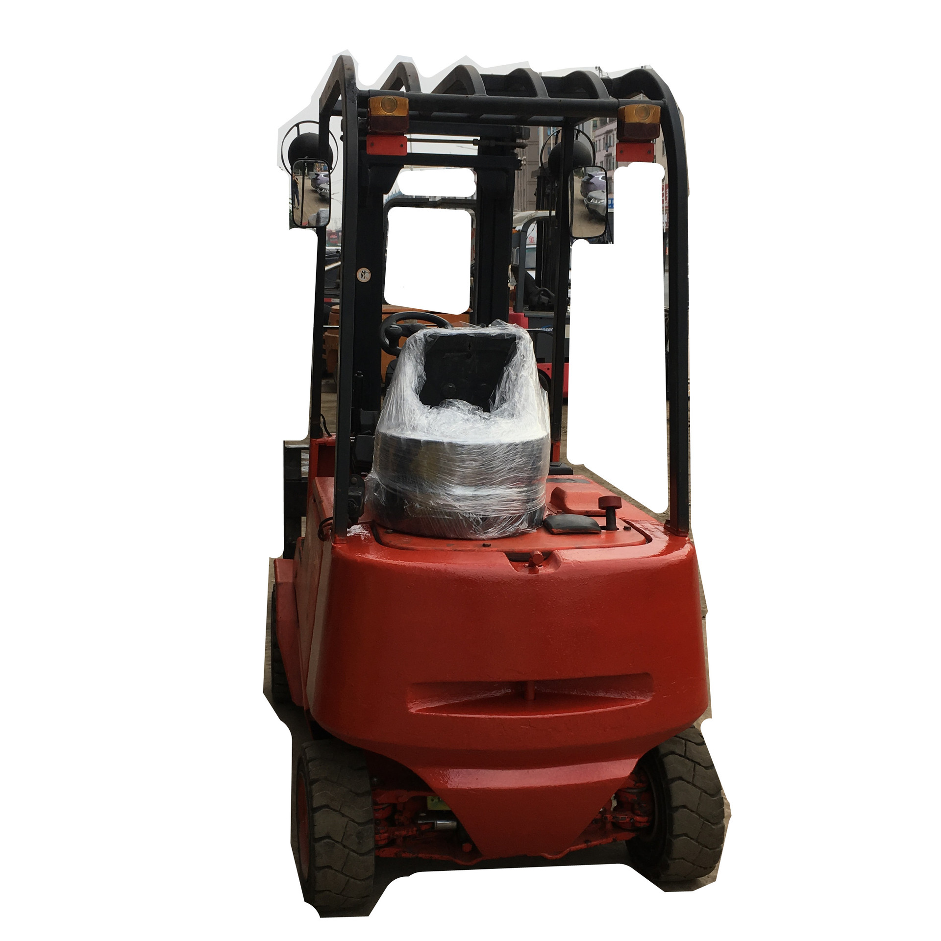 二手可进集箱2吨林德四轮平衡重式电动叉车 2吨电动叉车租赁出租