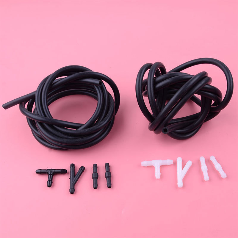 Coche boquilla tubería de agua de dos vías de conexión tubo botella de agua de spray de conexión clip de conexión de tres vías traje de tubería de conexión