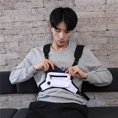 Cross-border one-time delivery cool functional workwear bag hip-hop vest small backpack chest bag for men trendy couple running bag