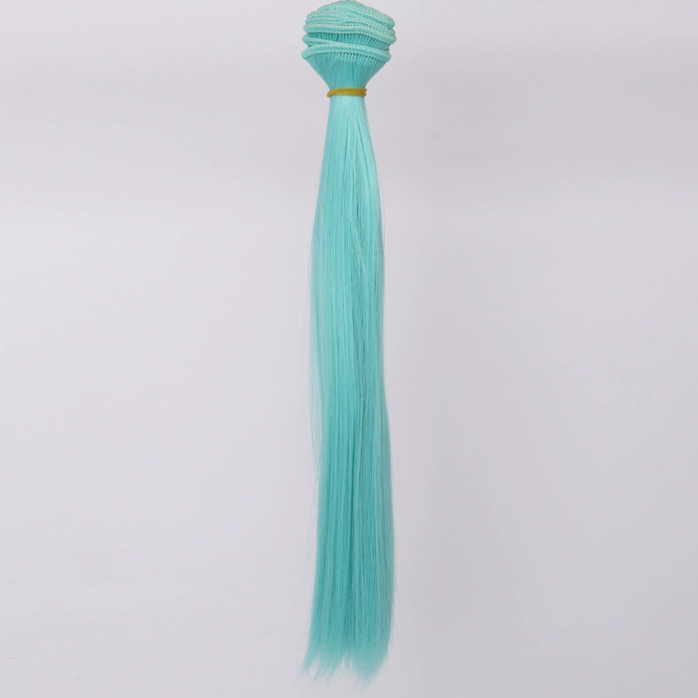 Doll Wig Straight Hair, DIY 25 cm, Synthetic Doll Hair Weft, Multiple Color Codes