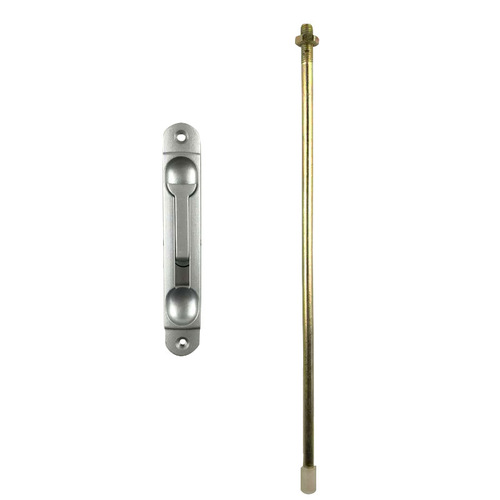 Heaven and Earth door latch, KFC door bolt, anti-theft double-bolt fire door zinc alloy concealed bolt