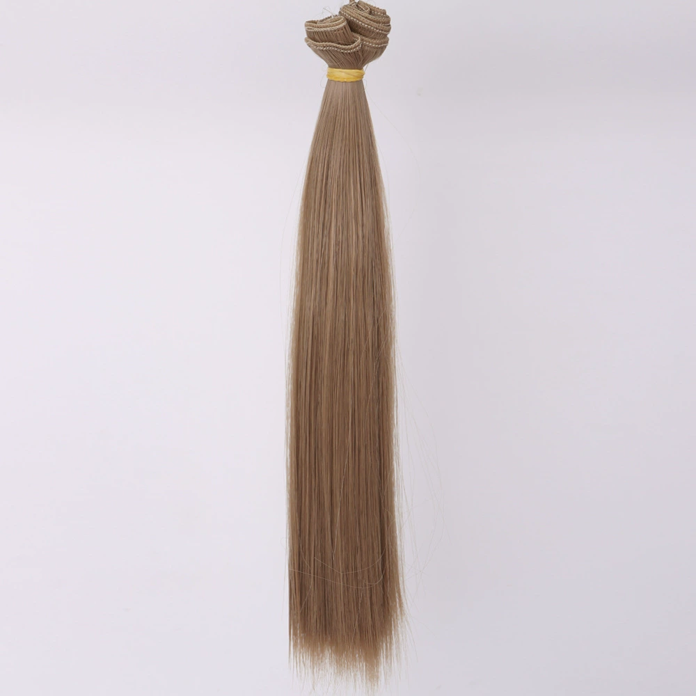 Doll Wig Straight Hair, DIY 25 cm, Synthetic Doll Hair Weft, Multiple Color Codes