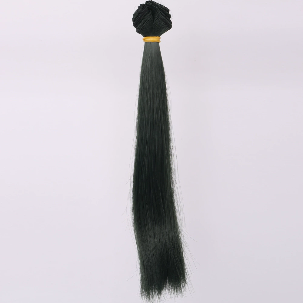 Doll Wig Straight Hair, DIY 25 cm, Synthetic Doll Hair Weft, Multiple Color Codes
