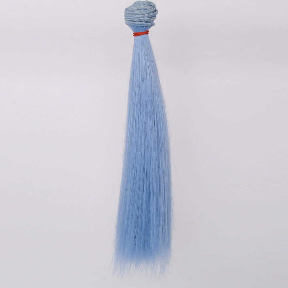 Doll Wig Straight Hair, DIY 25 cm, Synthetic Doll Hair Weft, Multiple Color Codes