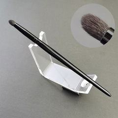 Bright Black Conical Eyeshadow Brush – 1-Unit Wool Brush for Precise Eye Detailing, Crease Blending, and Highlight Application with Animal-Hair Tip