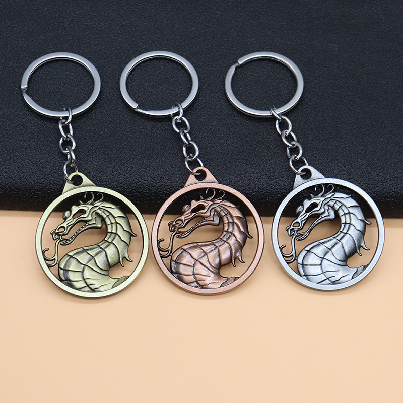 MortalKombat Real Life Kombat Magic Palace Empire Fighting Rights Game Car Keychain Pendant Accessories
