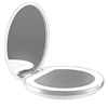 LED round handheld mirror with light, folding fill light