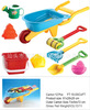 Beach tools set with accessories, children's amusing toy