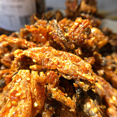 Bulk Spicy Sweet Honey Sauce Cod Skin Fish Skin Snacks