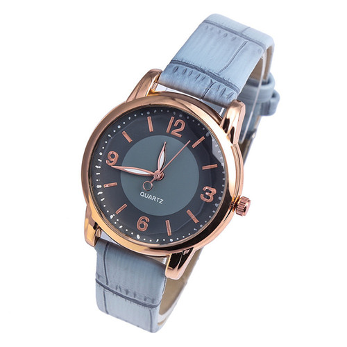 Hot-selling fashion leather belt watch with digital display and alloy case—wholesale, factory-direct for women