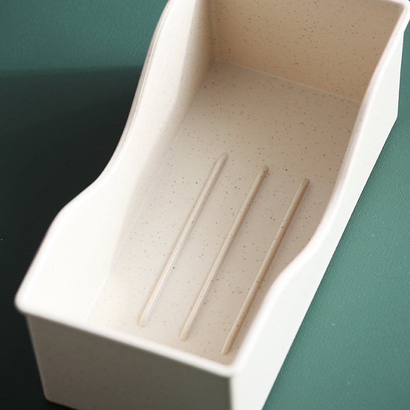 Caja de almacenamiento de plato de paja de trigo hogar creativo cocina plato de hueso Placa de pastel estante de almacenamiento caja de acabado resistente a la caída image 6