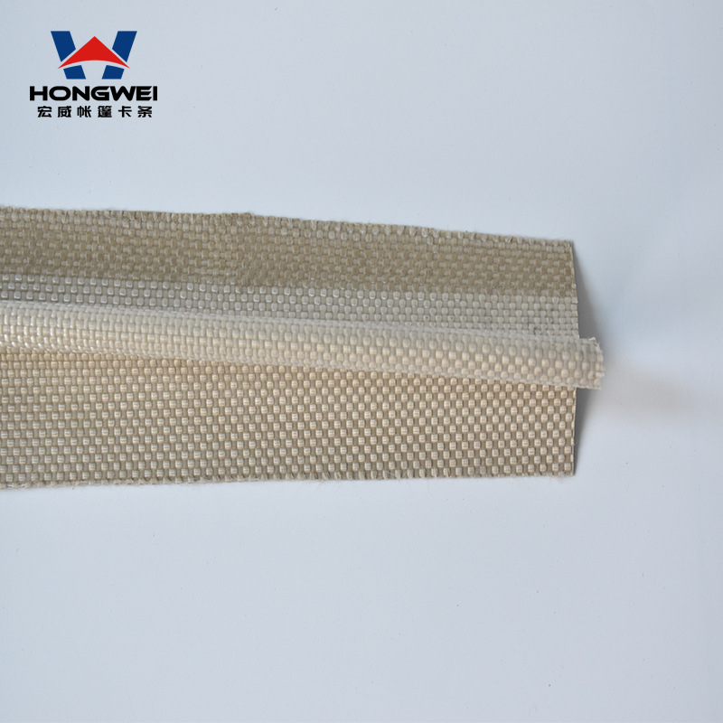 厂家现货供应 6mm 7mm 单芯双边 车顶帐篷PVC包边帐篷卡条