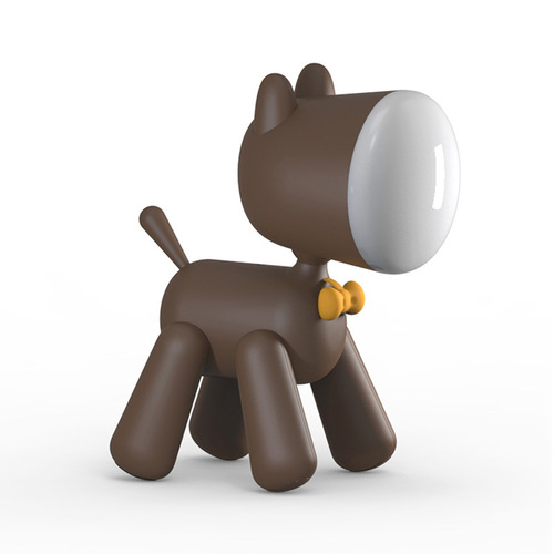 Cartoon Puppy LED Desk Lamp Student Reading Eye-Care Desk Lamp Children's Bedside USB Sleep Companion Atmosphere Night Light