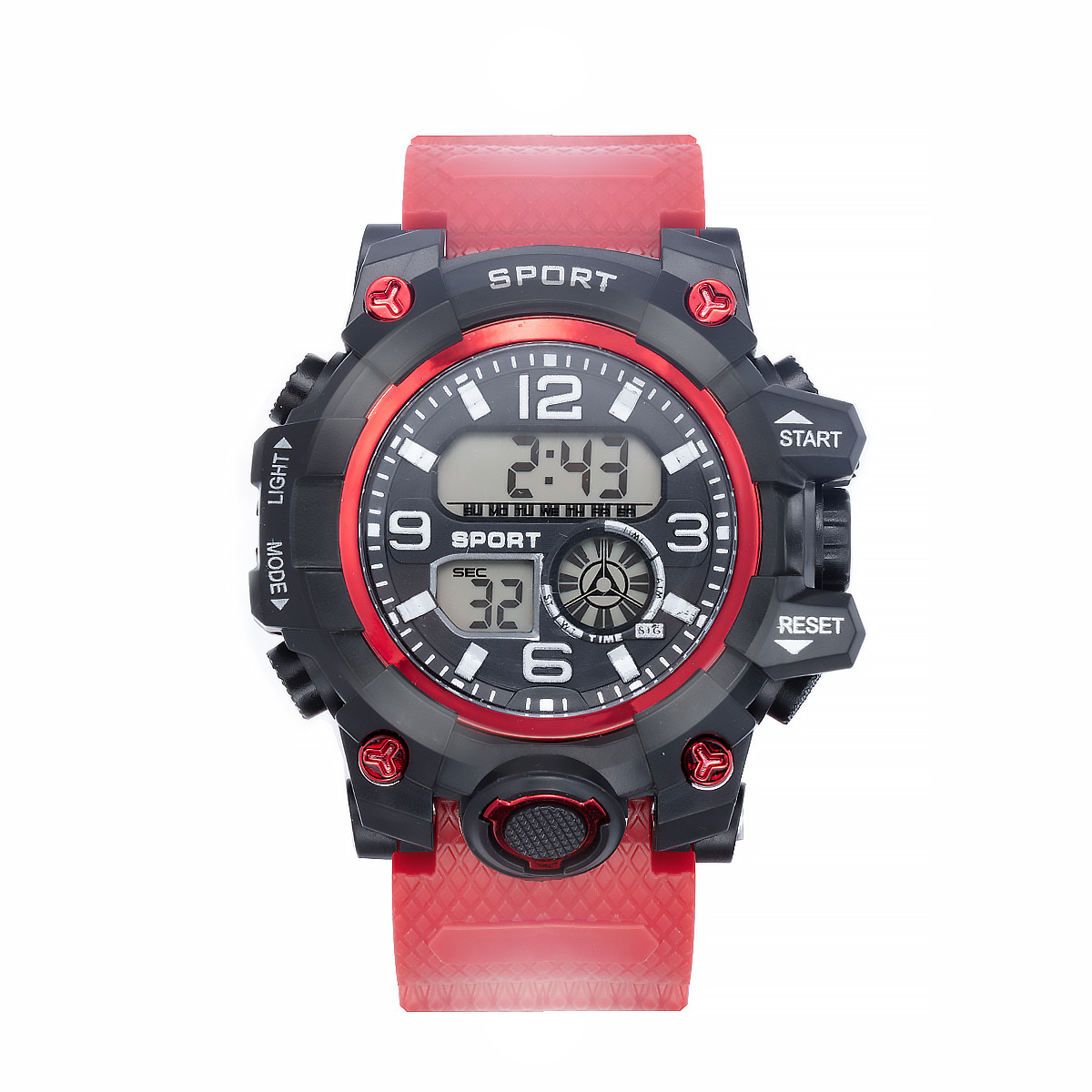 Moda de moda deportes al aire libre montañismo fresco moda reloj de los hombres estudiante masculino multi-funcional personalizado reloj electrónico al por mayor