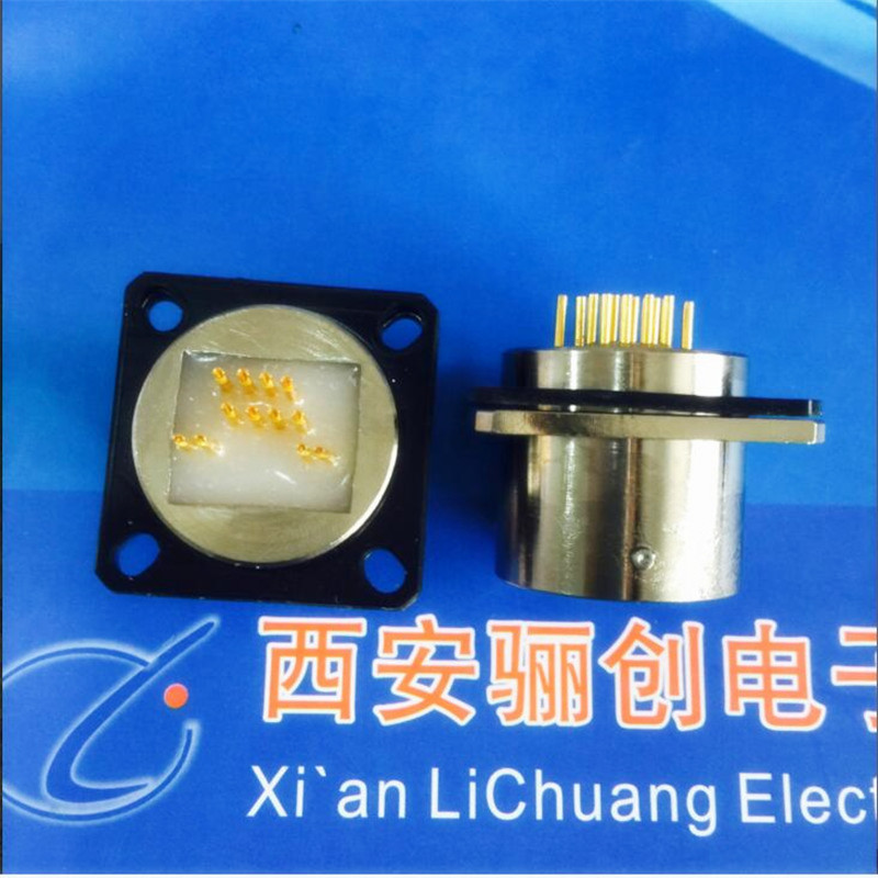 YW1螺纹连接网口圆形连接器 YW1-24L01B YW1-24L01S1公母头接插件