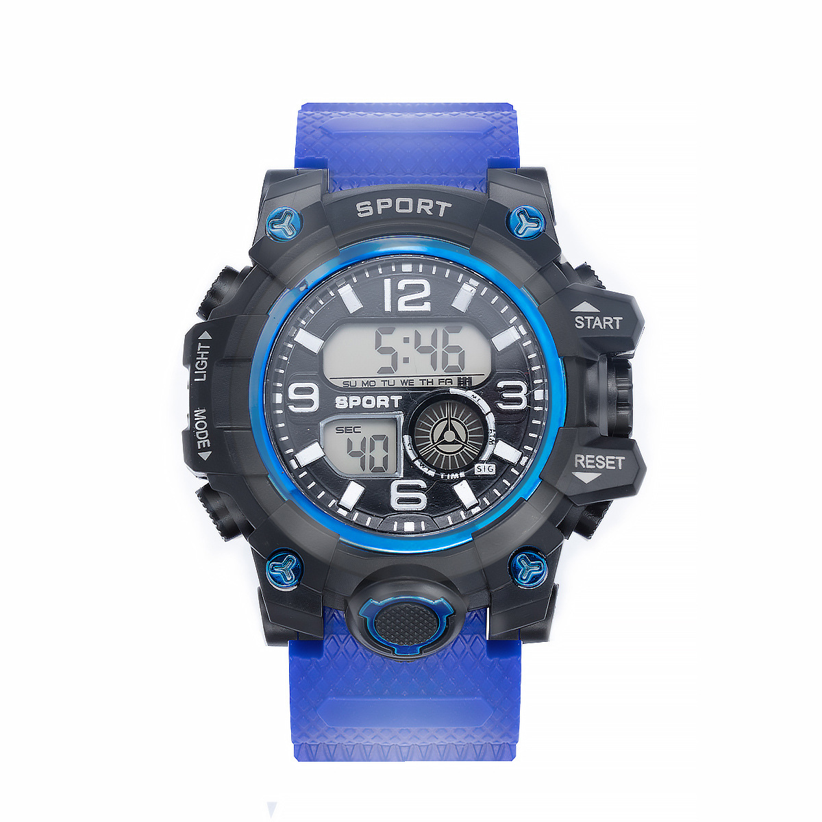Moda de moda deportes al aire libre montañismo fresco moda reloj de los hombres estudiante masculino multi-funcional personalizado reloj electrónico al por mayor