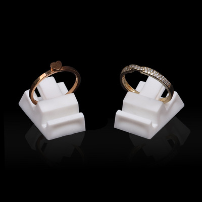 首饰架子塑料珠宝饰品收纳挂架地摊店铺陈列道具指环戒指展示架