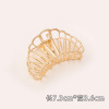 Elegant hairgrip, metal hair accessory, crab pin, shark, hairpins, South Korea, internet celebrity