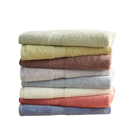 【Baihua Towel】Manufacturer wholesale minimalist fashion square towel towel bath towel set pure cotton adult