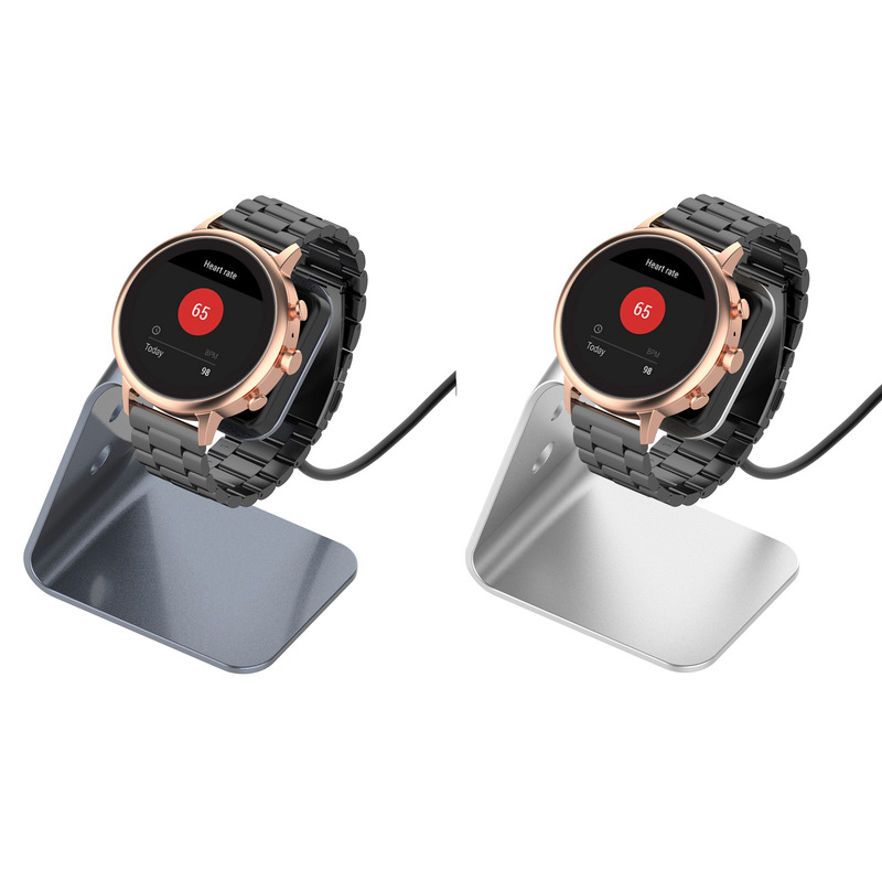 Suitable for Fossil Gen5, Gen4, Misfit Vapor2 Watch Aluminum Alloy Magnetic Base Charger