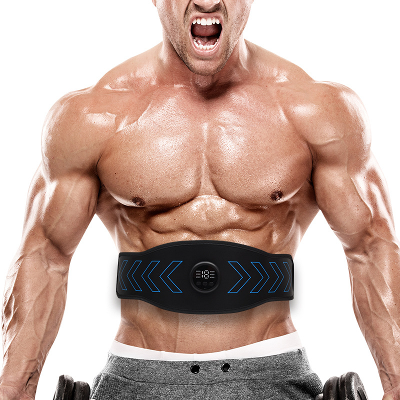 Ventas de fábrica nuevo cinturón de vientre inteligente cinturón de vientre perezoso para hombres y mujeres instrumento de entrenamiento muscular abdominal EMS cintura reducción de grasa