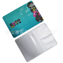 彩色印刷護照套 旅行護照夾 PVC證件夾 可來樣定制LOGO廣告禮品